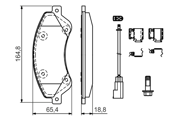 Set placute frana