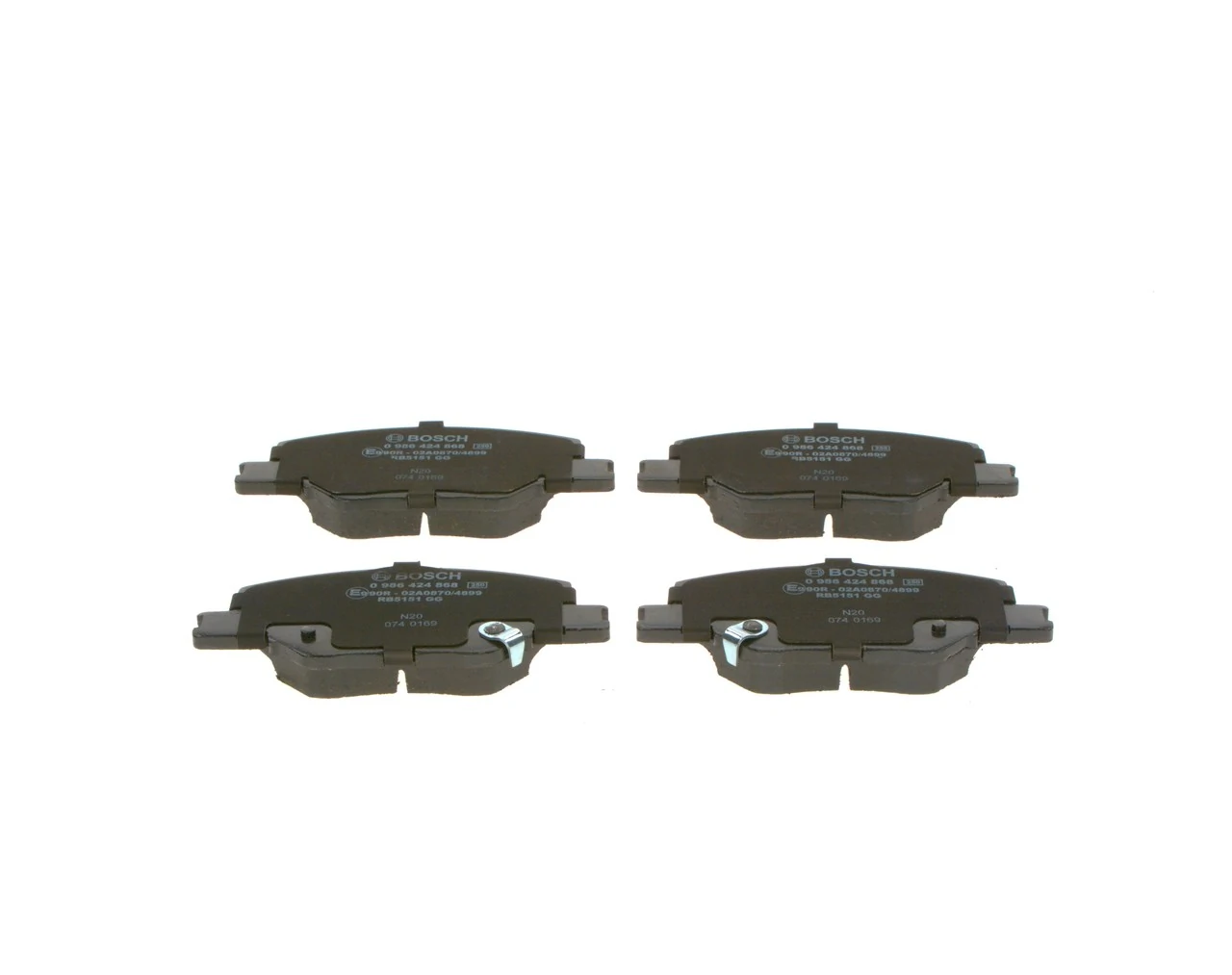 Set placute frana