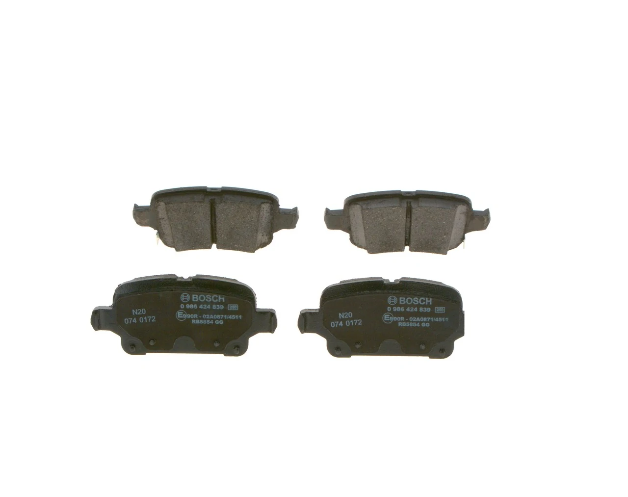 Set placute frana