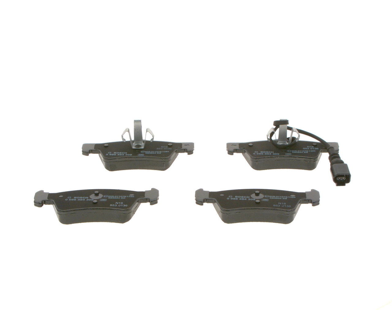 Set placute frana