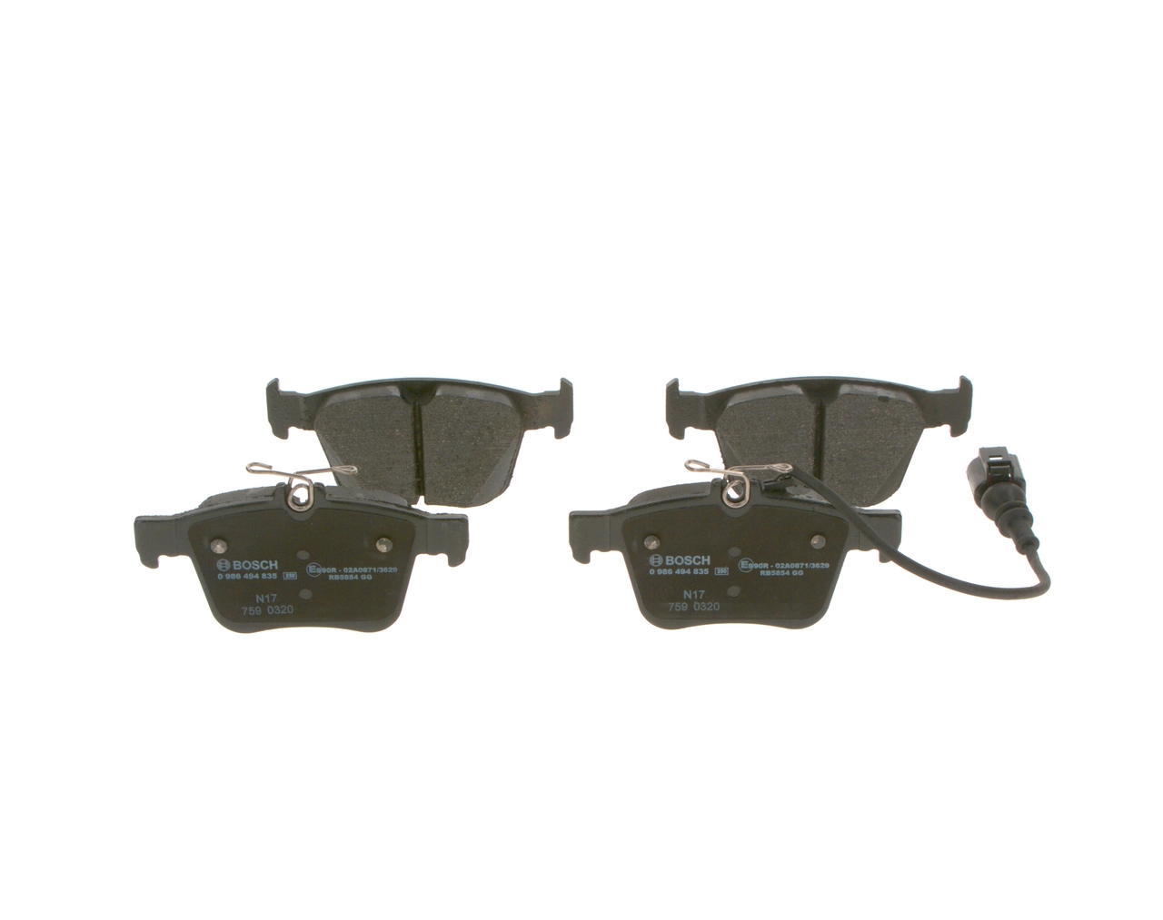 Set placute frana