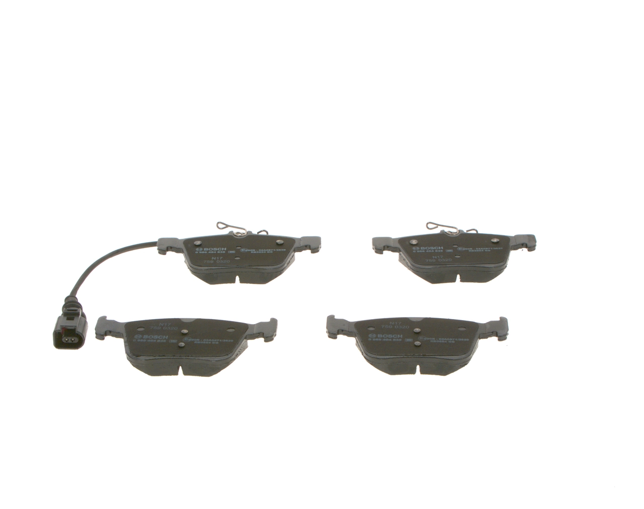 Set placute frana