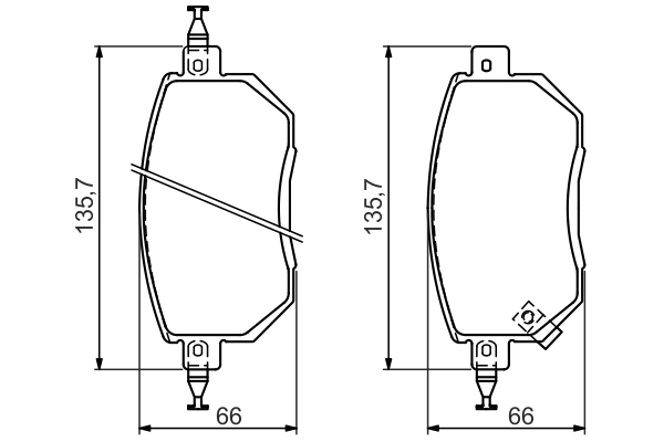 Set placute frana