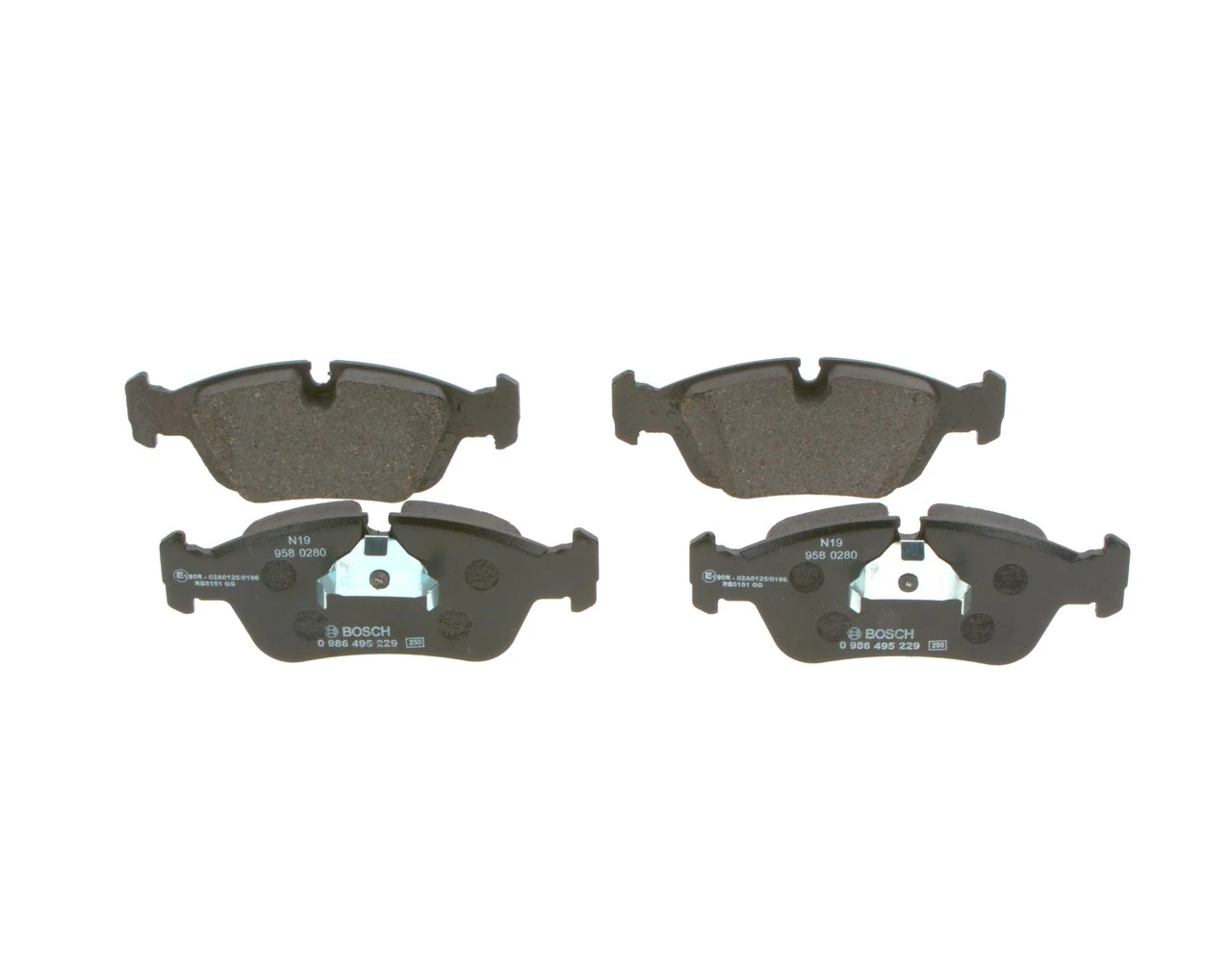 Set placute frana