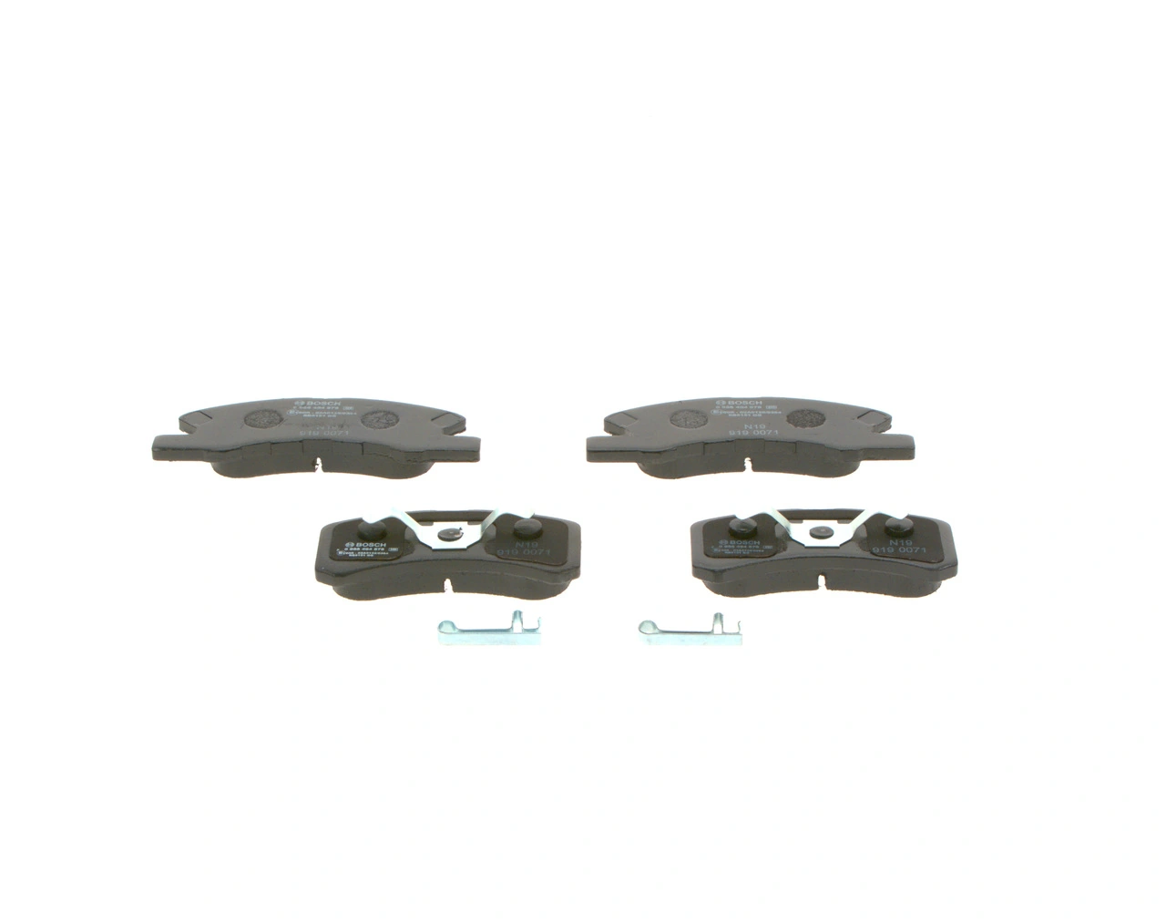 Set placute frana