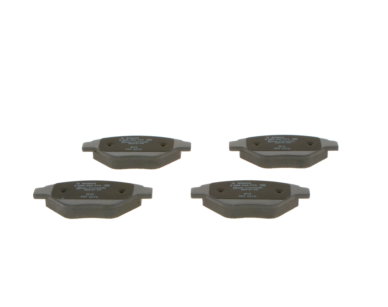 Set placute frana