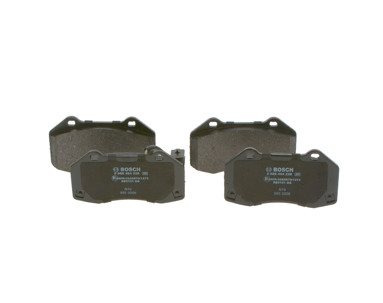 Set placute frana