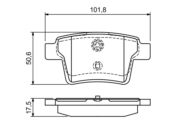 Set placute frana