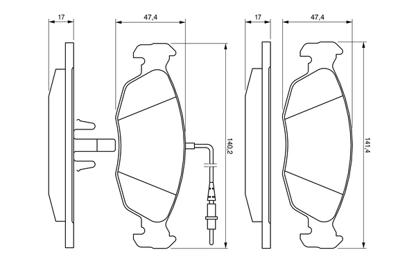 Set placute frana