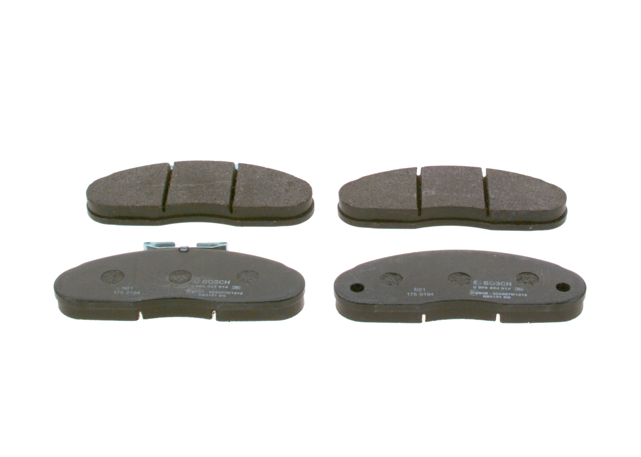 Set placute frana