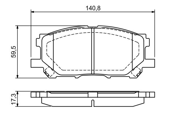 Set placute frana