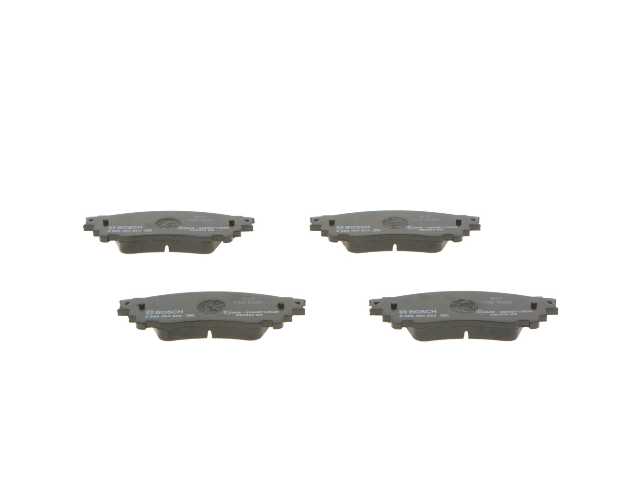 Set placute frana