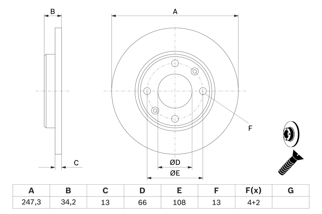 Disc frana