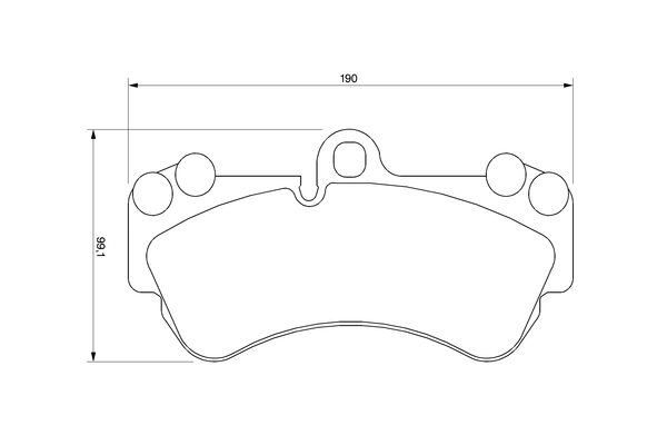 Set placute frana