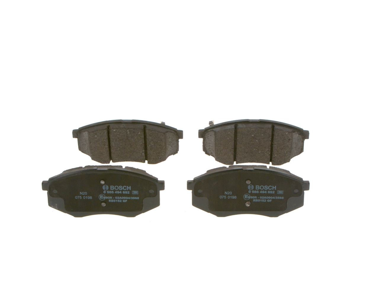 Set placute frana