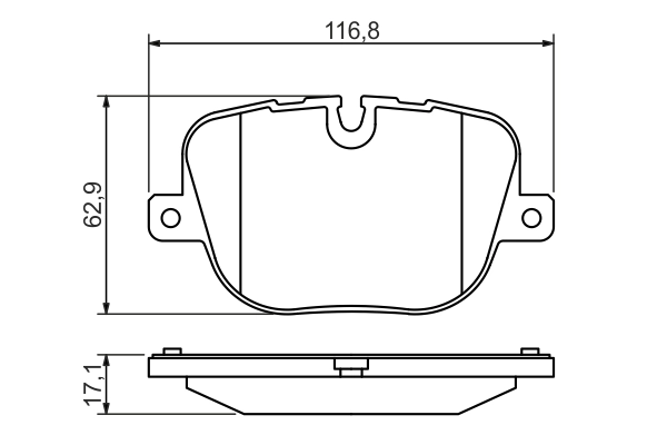 Set placute frana