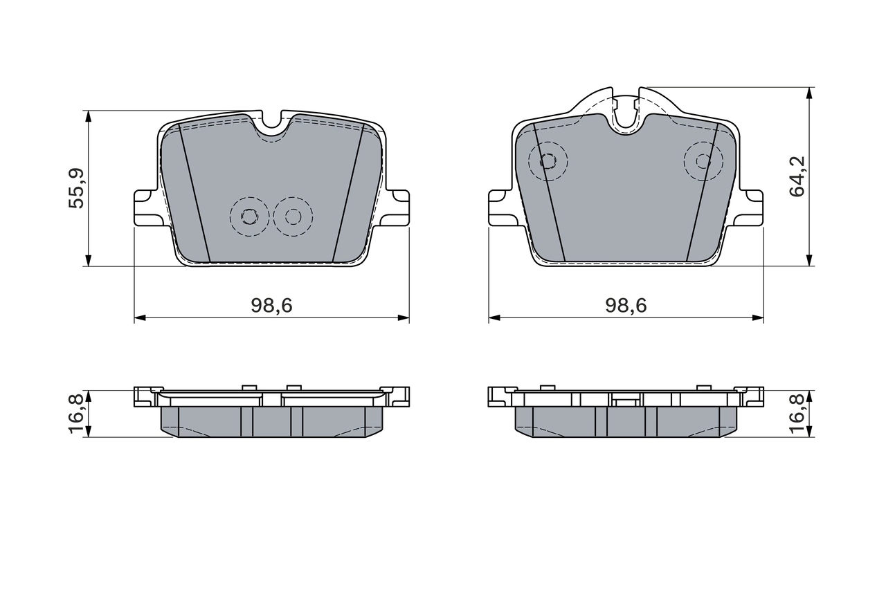 Set placute frana