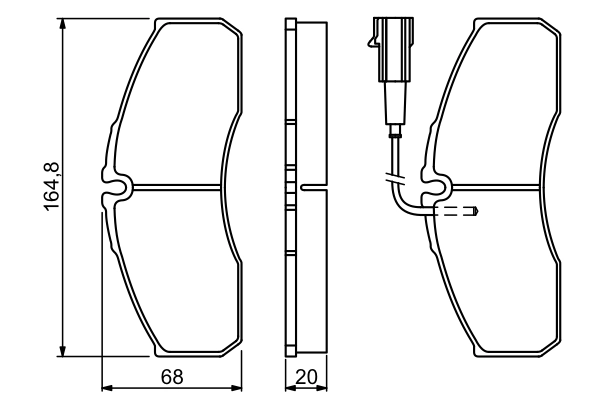 Set placute frana