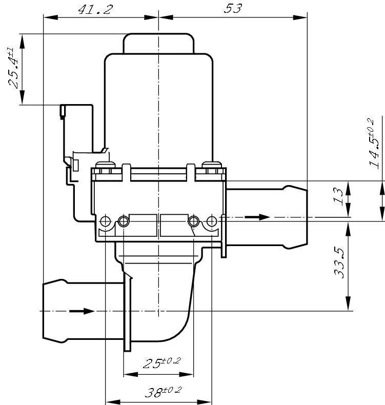 Supapa control agent frigorific