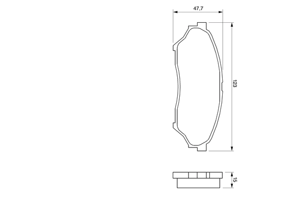 Set placute frana
