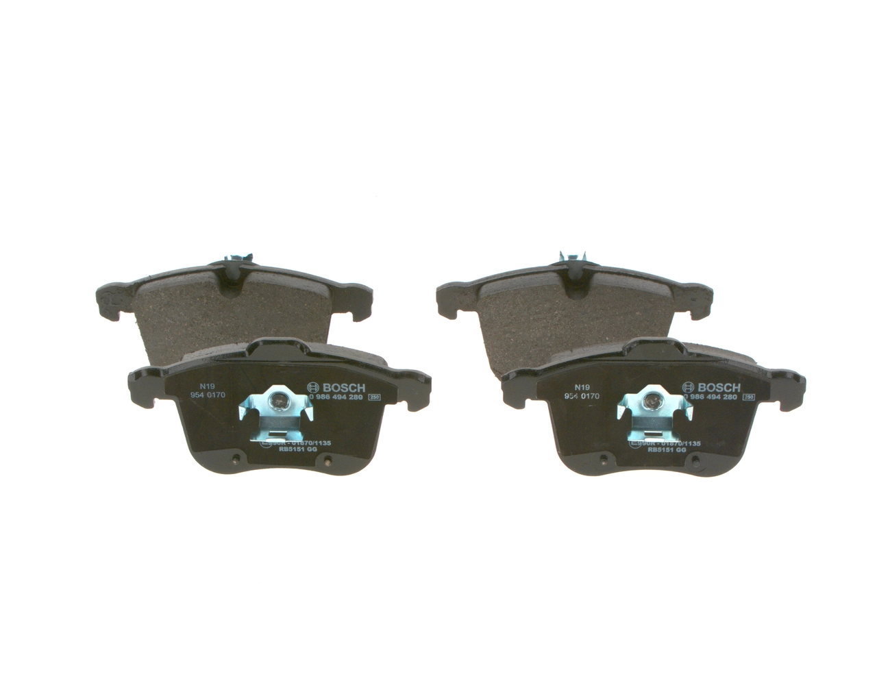 Set placute frana