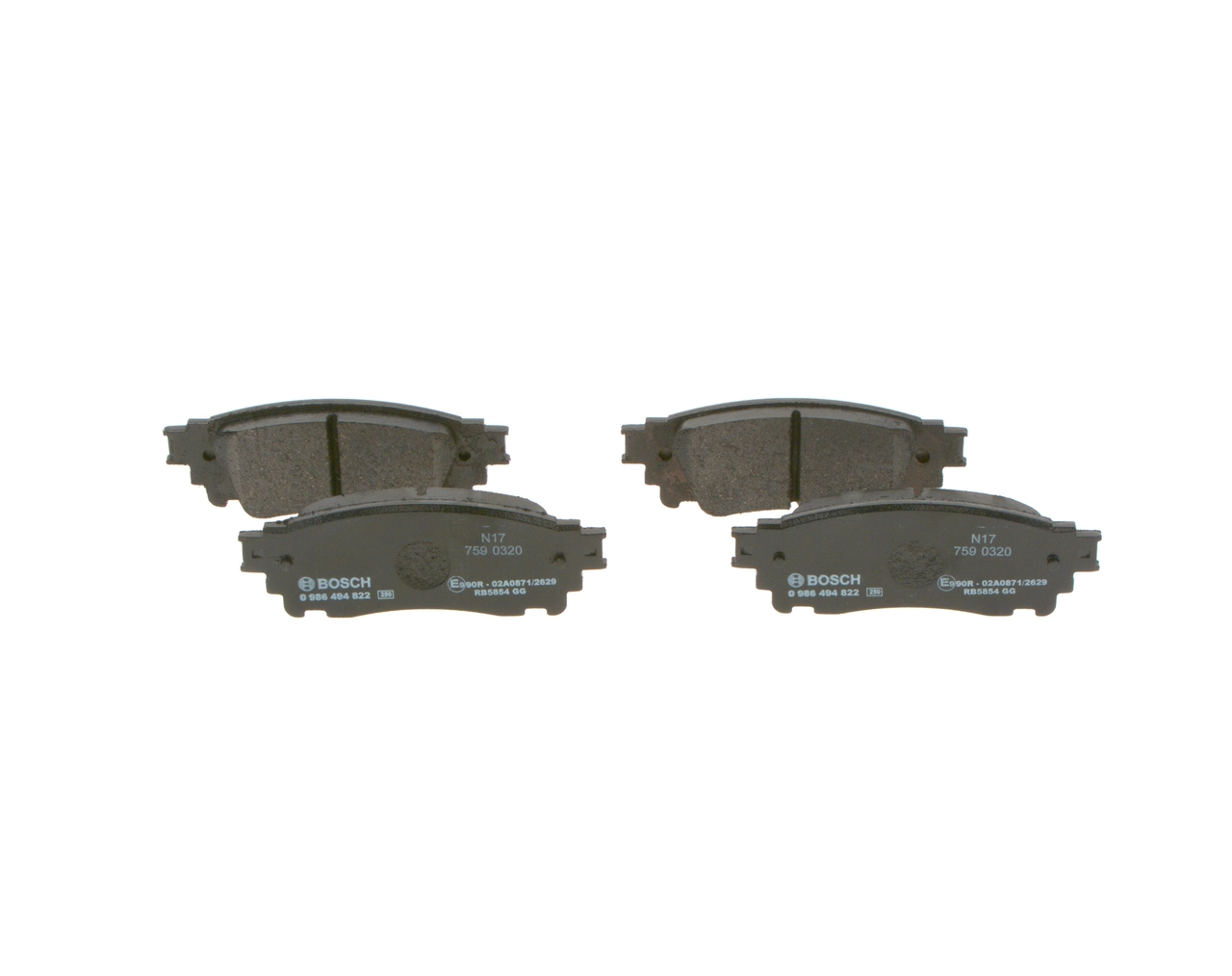 Set placute frana