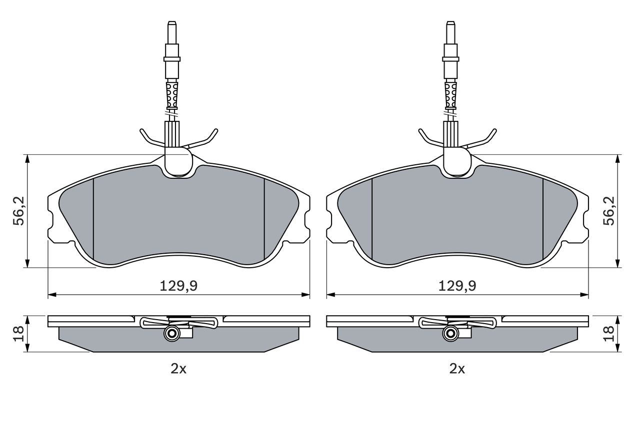 Set placute frana