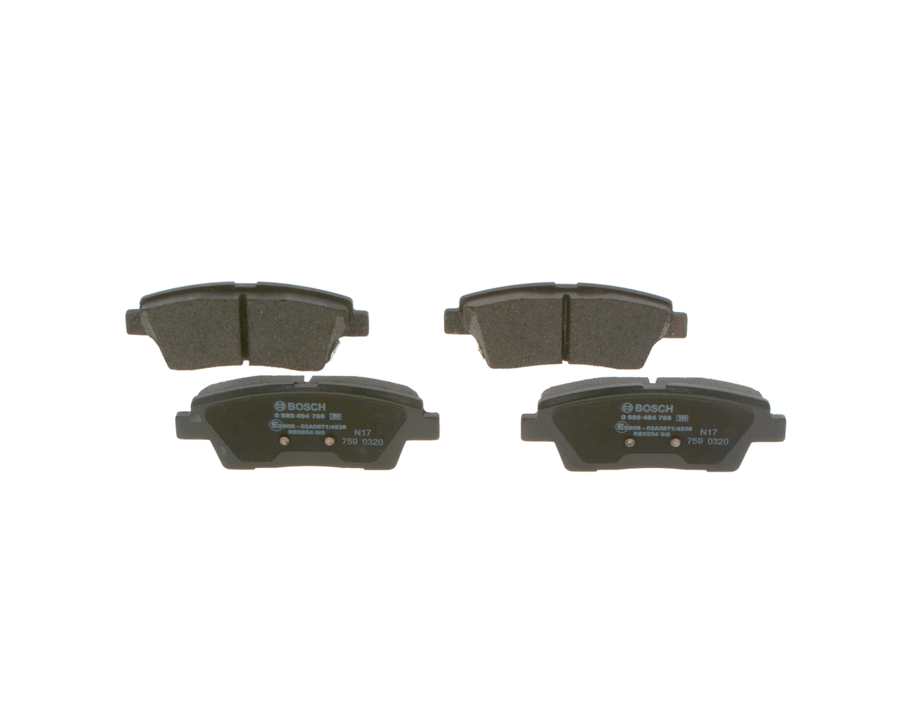 Set placute frana