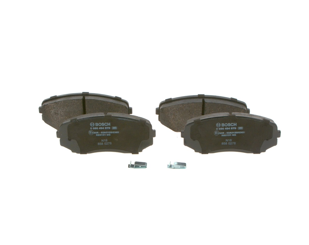Set placute frana