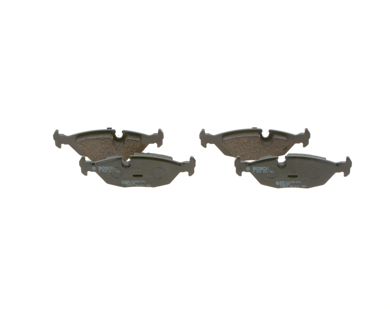 Set placute frana
