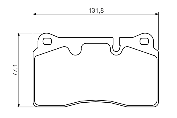 Set placute frana