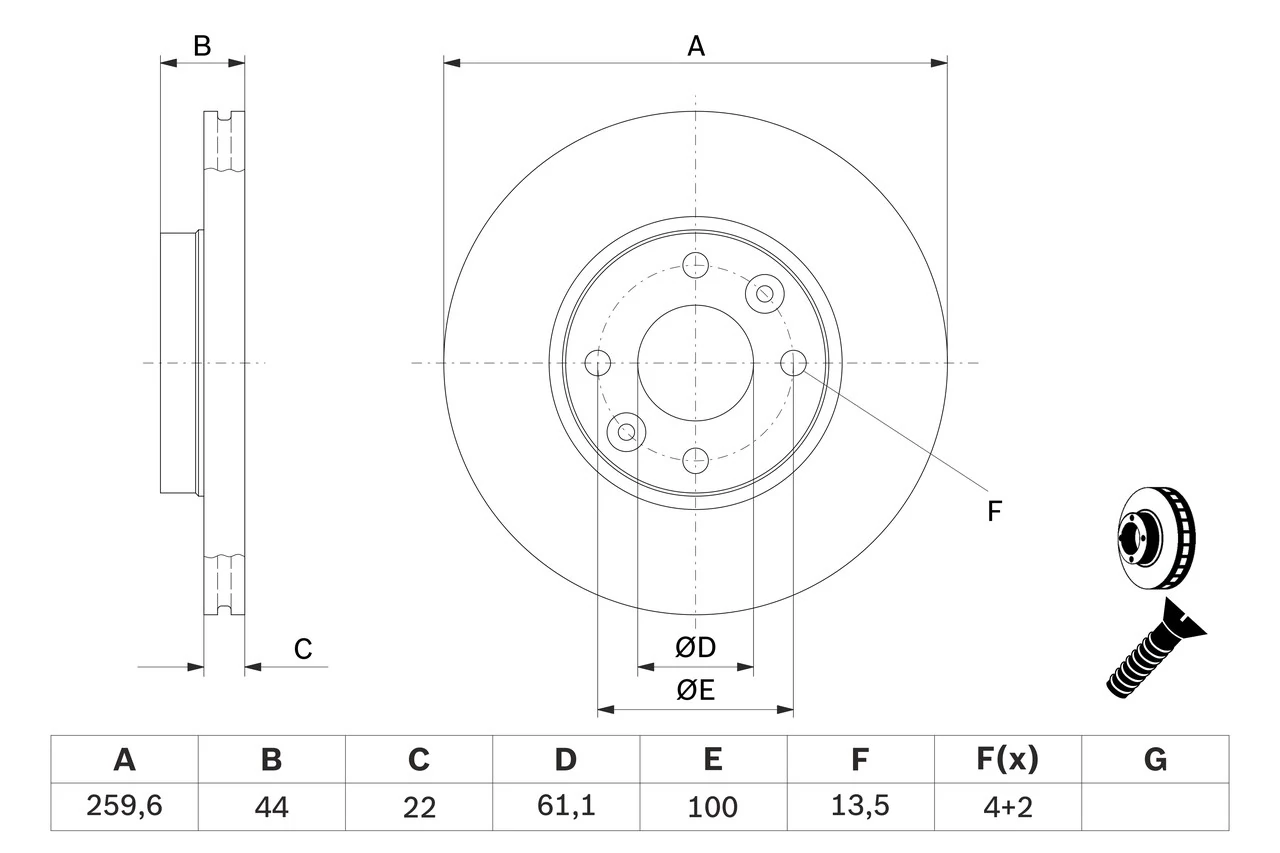 Disc frana