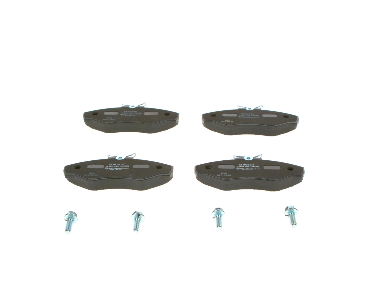 Set placute frana