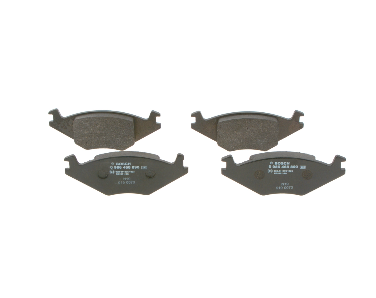 Set placute frana