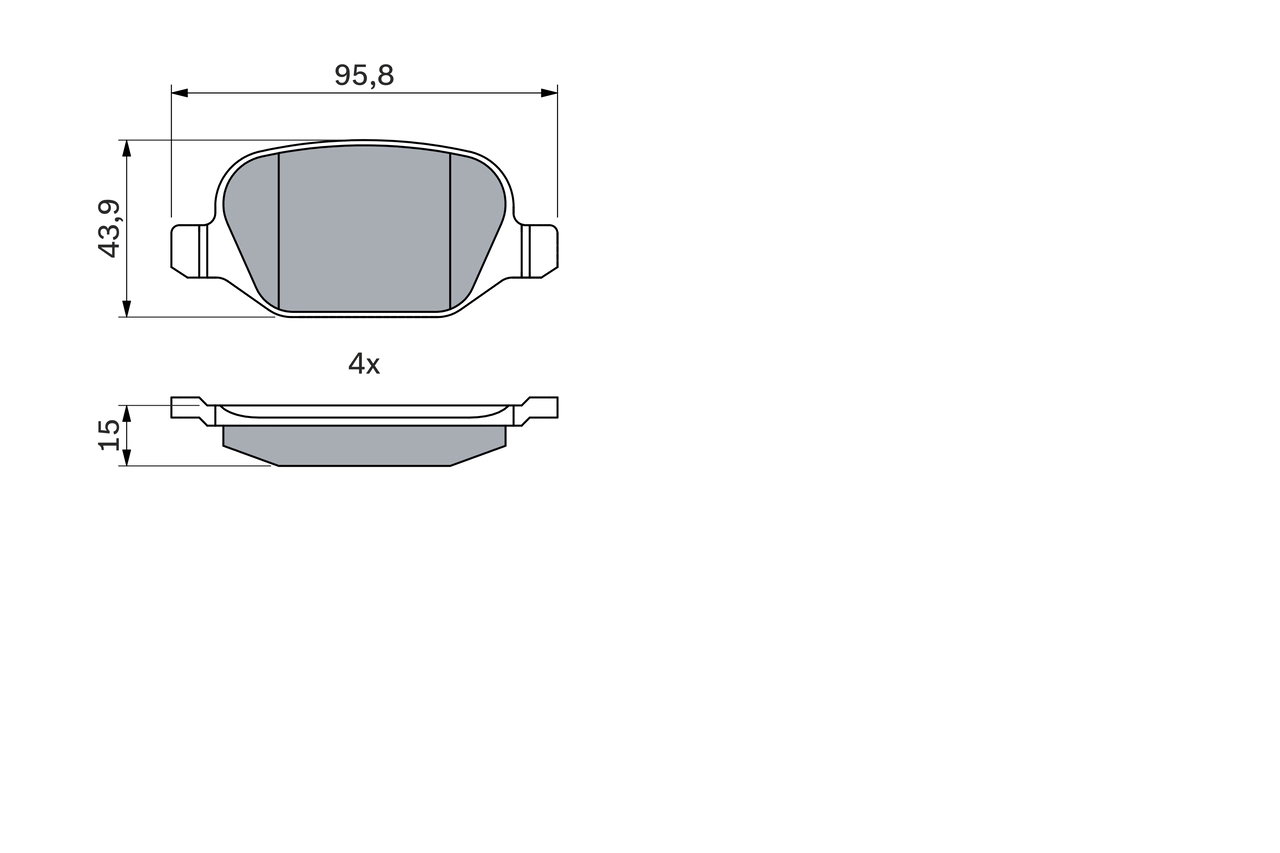 Set placute frana