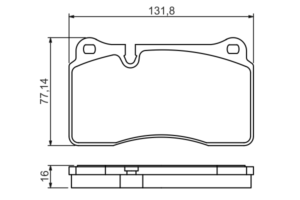 Set placute frana
