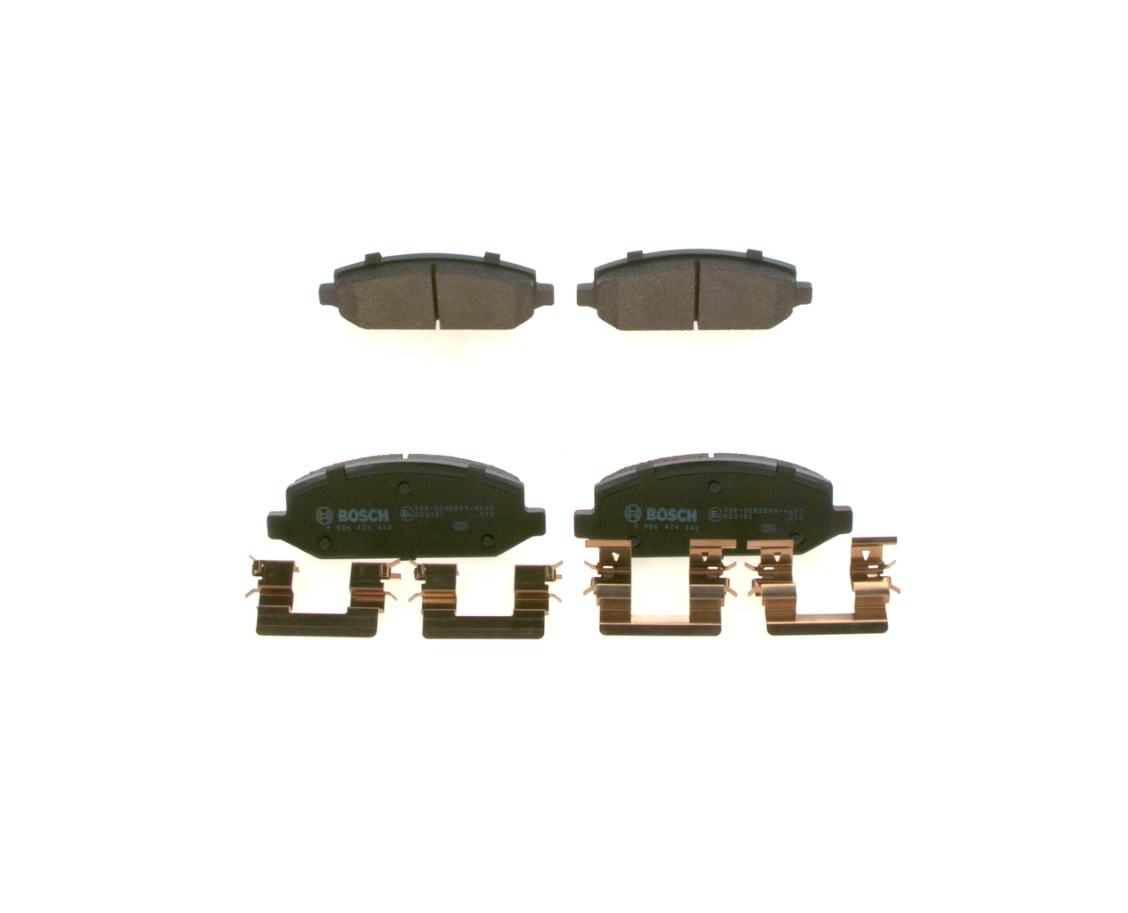 Set placute frana