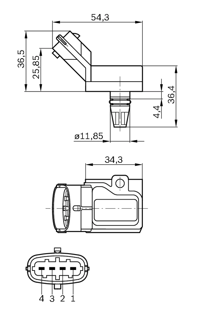 Senzor temperatura aer admisie