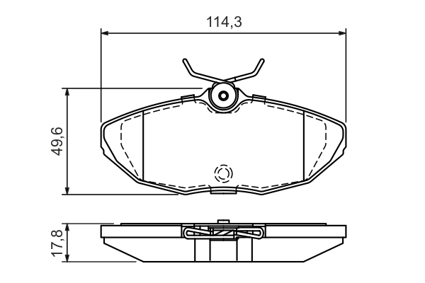 Set placute frana
