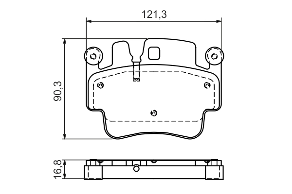 Set placute frana