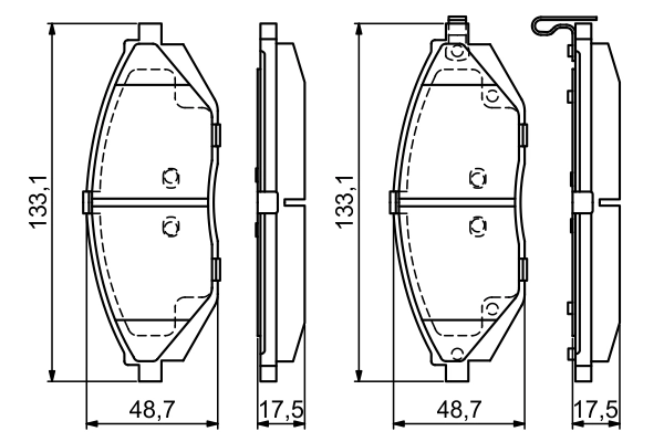 Set placute frana