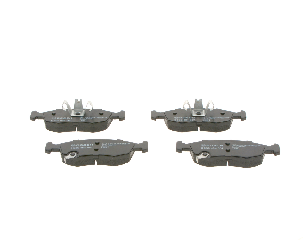 Set placute frana