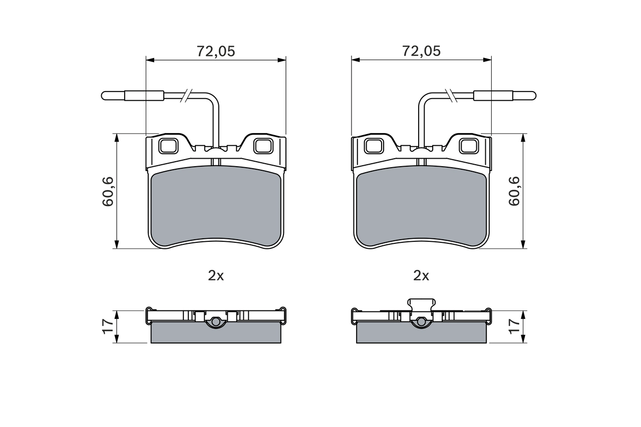 Set placute frana