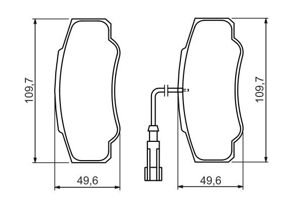 Set placute frana
