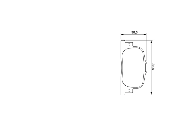 Set placute frana