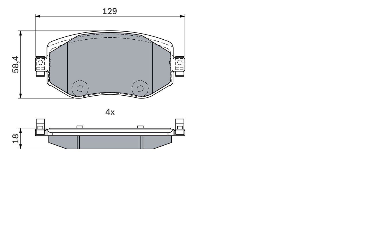 Set placute frana