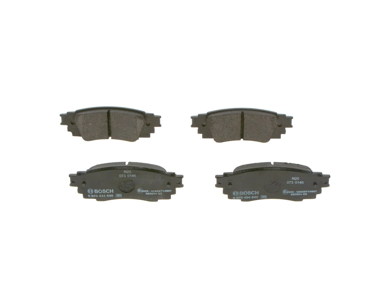 Set placute frana