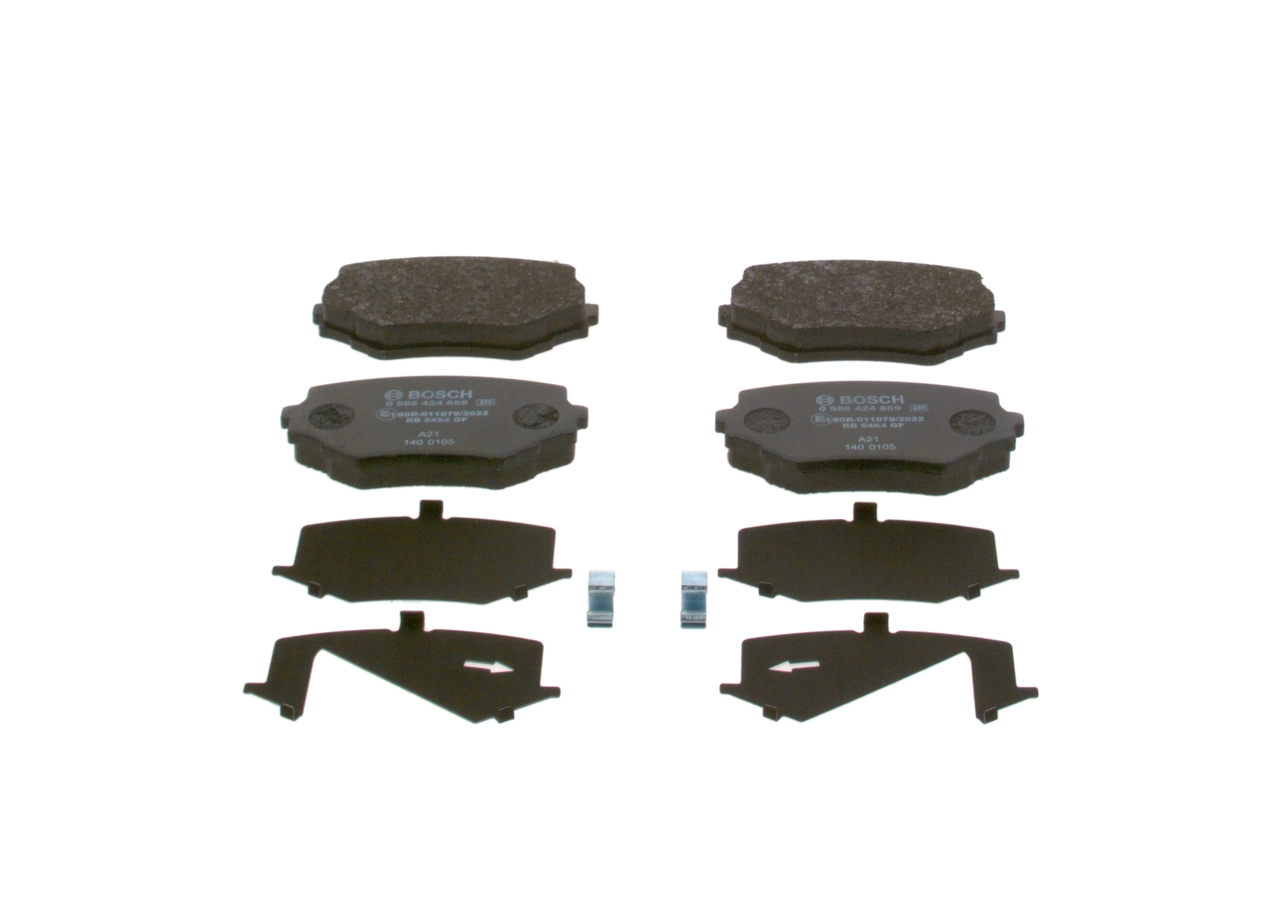 Set placute frana