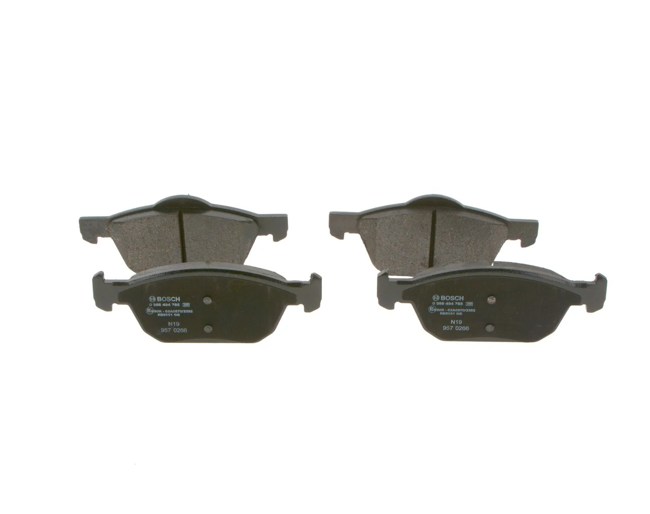Set placute frana