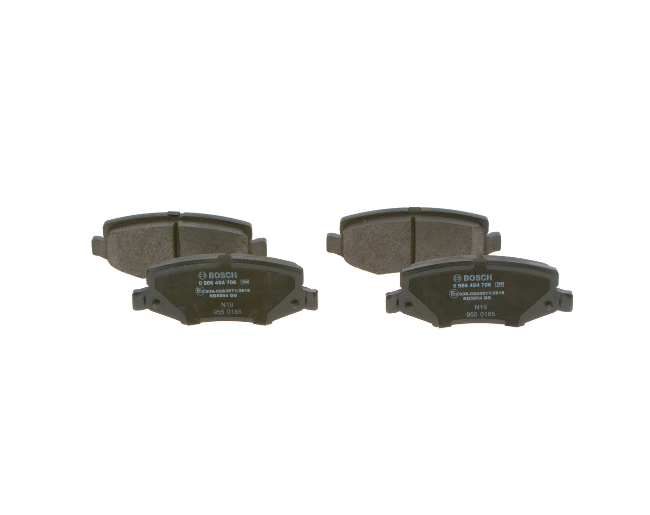 Set placute frana